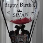 כדור פורח עם שוקלדים