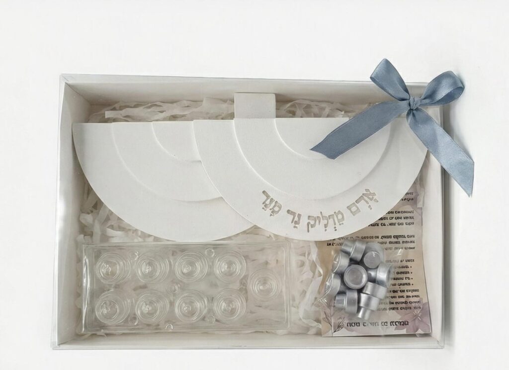 מארז חנוכיה מבטון