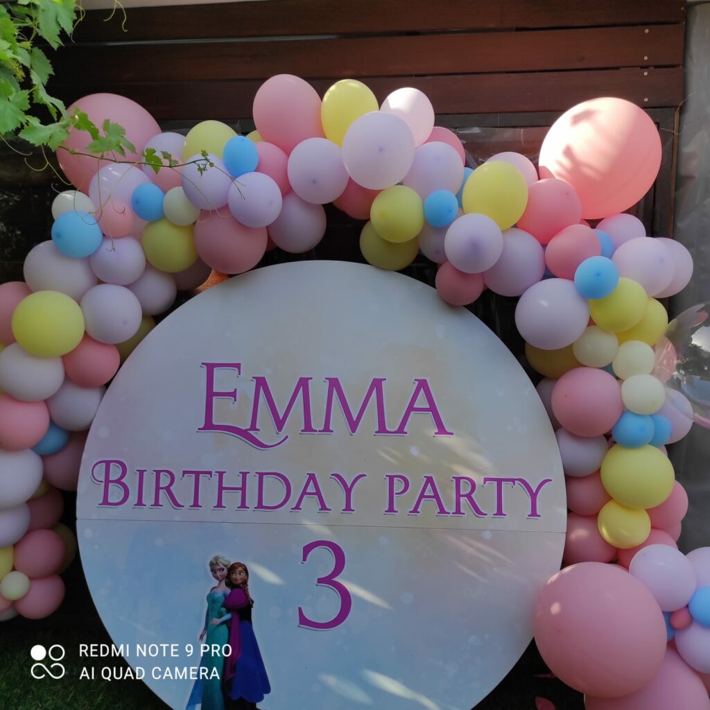 עמדת בלונים ליום הולדת