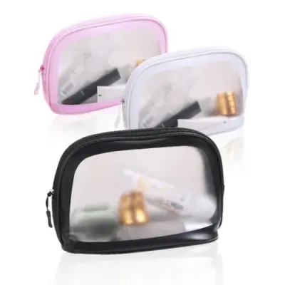 תיק איפור שקוף עם שם - תמונה נוספת