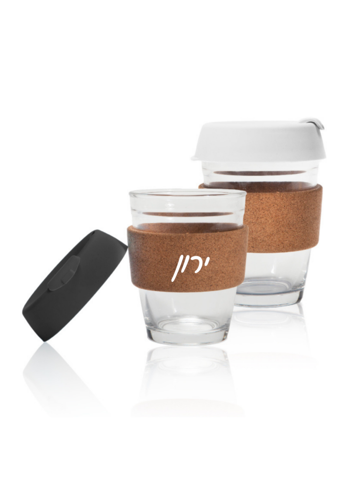 ספל זכוכית בעיצוב אורבני