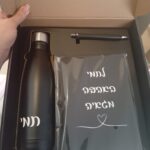 סט מחברת ובקבוק