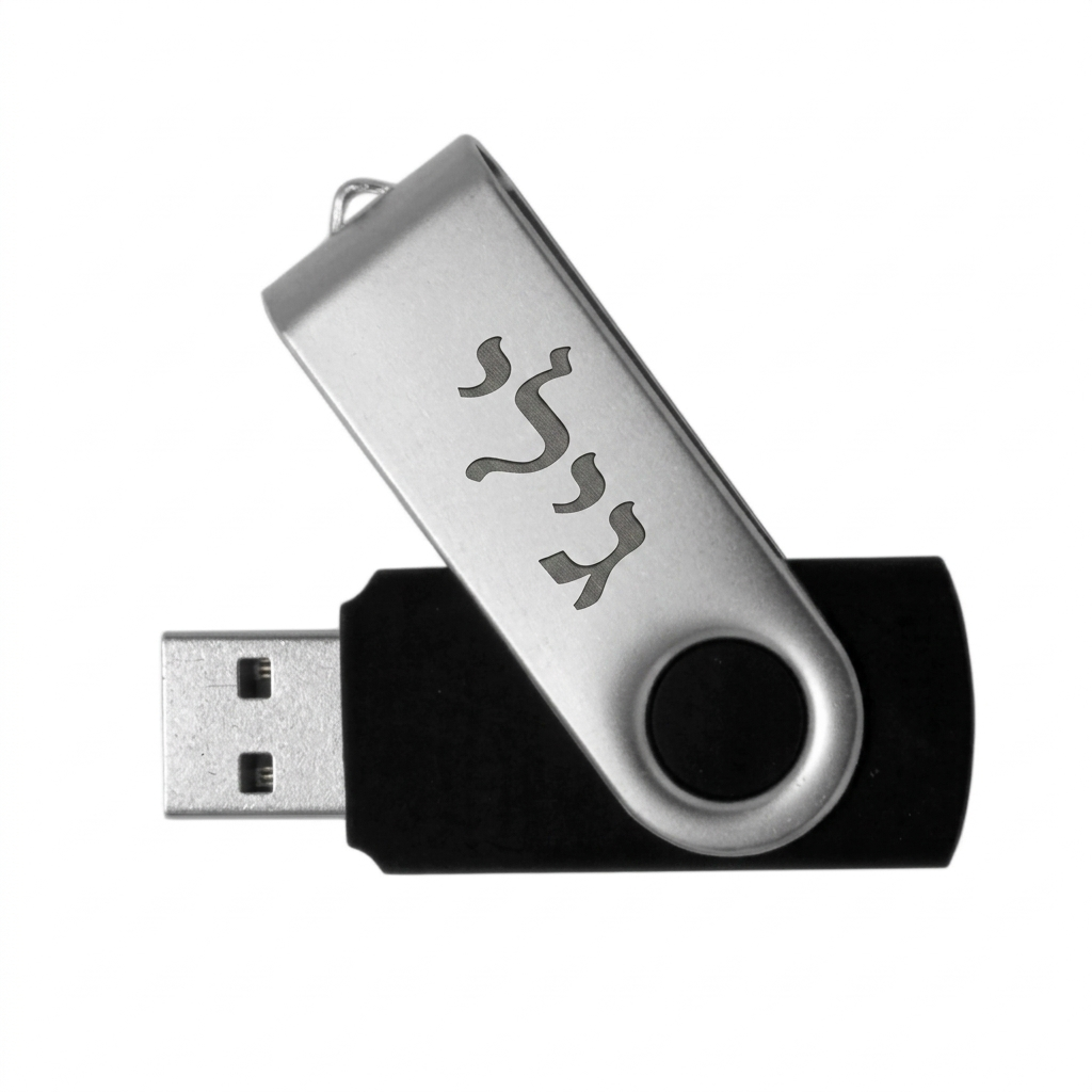 דיסק און קי ממותג עם חריטה אישית