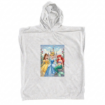 מגבת פונצ'ו לילדים עם הדפסה אישית 100% כותנה