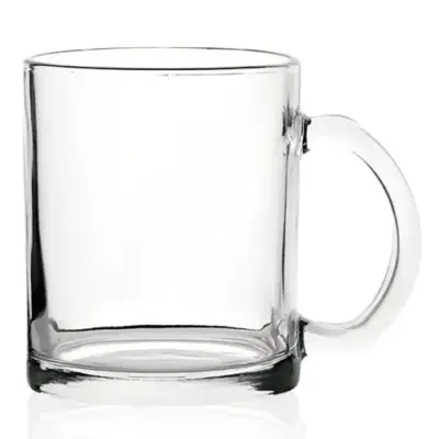 כוס זכוכית עם ידית אחיזה 310 מ"ל