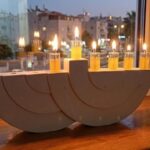 מארז חנוכיה מבטון