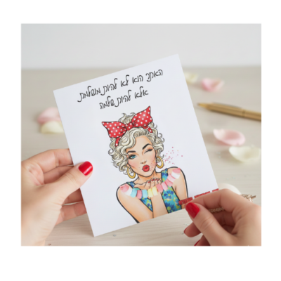 גלויה ליום האישה שרשרת