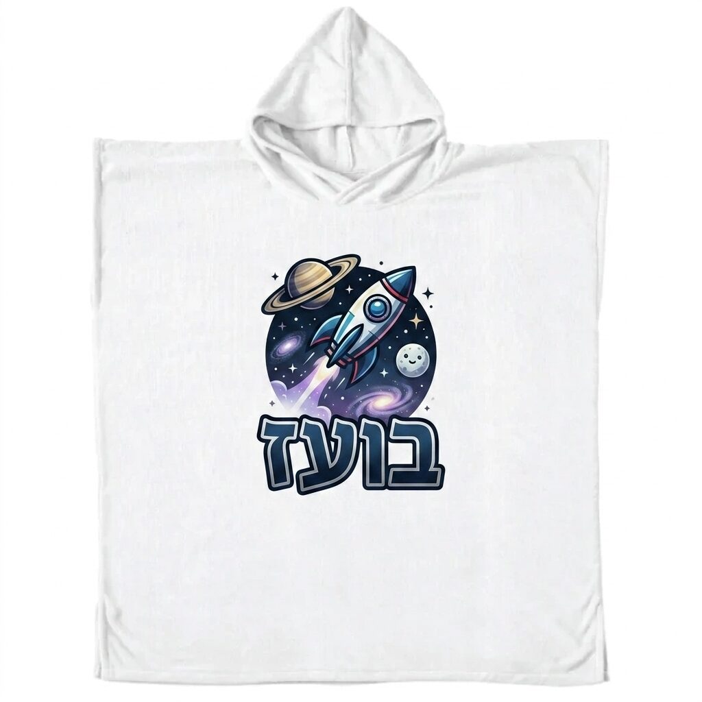 מגבת פונצ'ו לילדים מיקופיבר