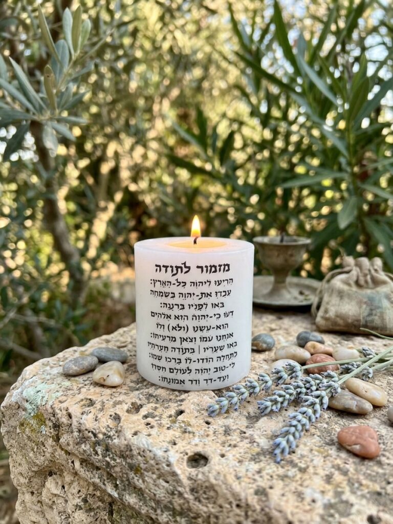 נר מזמור לתודה